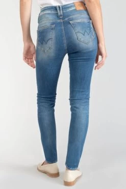 LE TEMPS DES CERISES Lump Pulp Slim Taille Haute 7/8ème Jeans Bleu N°3 -Mode Mix Soldes 231 jflump00w7002 3286 imaged4