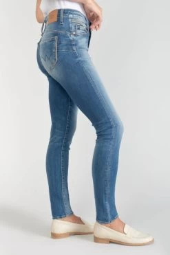 LE TEMPS DES CERISES Lump Pulp Slim Taille Haute 7/8ème Jeans Bleu N°3 -Mode Mix Soldes 231 jflump00w7002 3286 imaged5