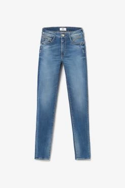 LE TEMPS DES CERISES Lump Pulp Slim Taille Haute 7/8ème Jeans Bleu N°3 -Mode Mix Soldes 231 jflump00w7002 3286 imaged8