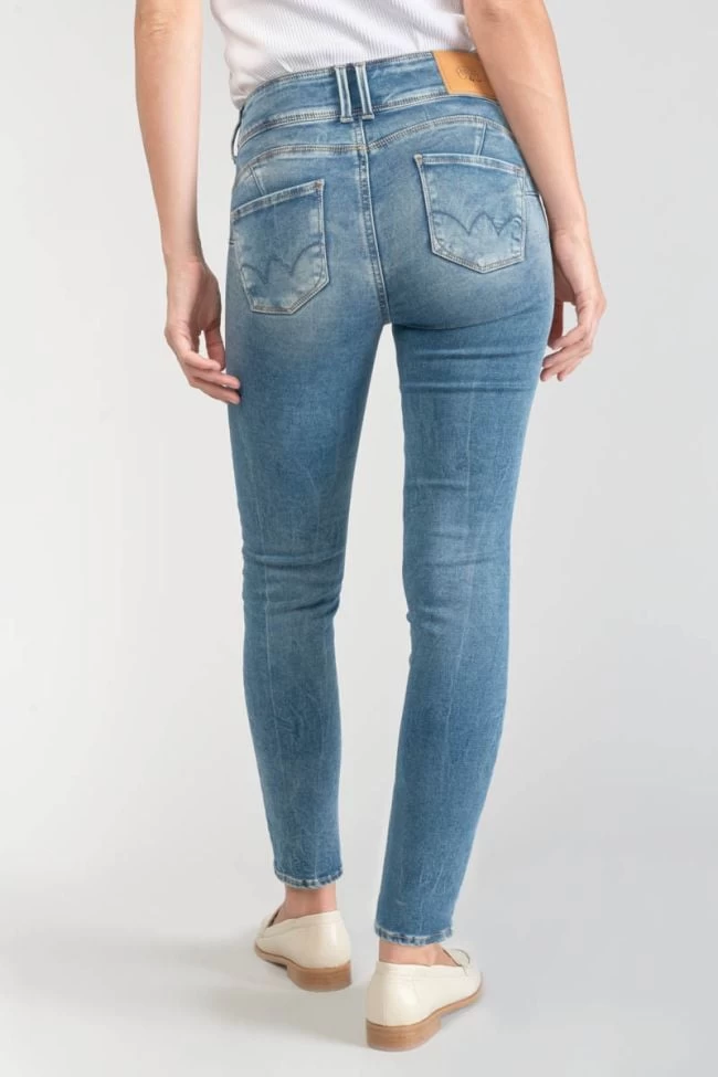 LE TEMPS DES CERISES Luri Ultra Pulp Slim Taille Haute 7/8ème Jeans Bleu N°4 5 LE TEMPS DES CERISES Luri Ultra Pulp Slim Taille Haute 7/8ème Jeans Bleu N°4 – Image 3