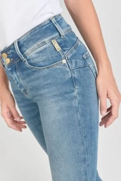 LE TEMPS DES CERISES Luri Ultra Pulp Slim Taille Haute 7/8ème Jeans Bleu N°4 14 LE TEMPS DES CERISES Luri Ultra Pulp Slim Taille Haute 7/8ème Jeans Bleu N°4 -Mode Mix Soldes 231 jfluri00w1442 3001 imaged5