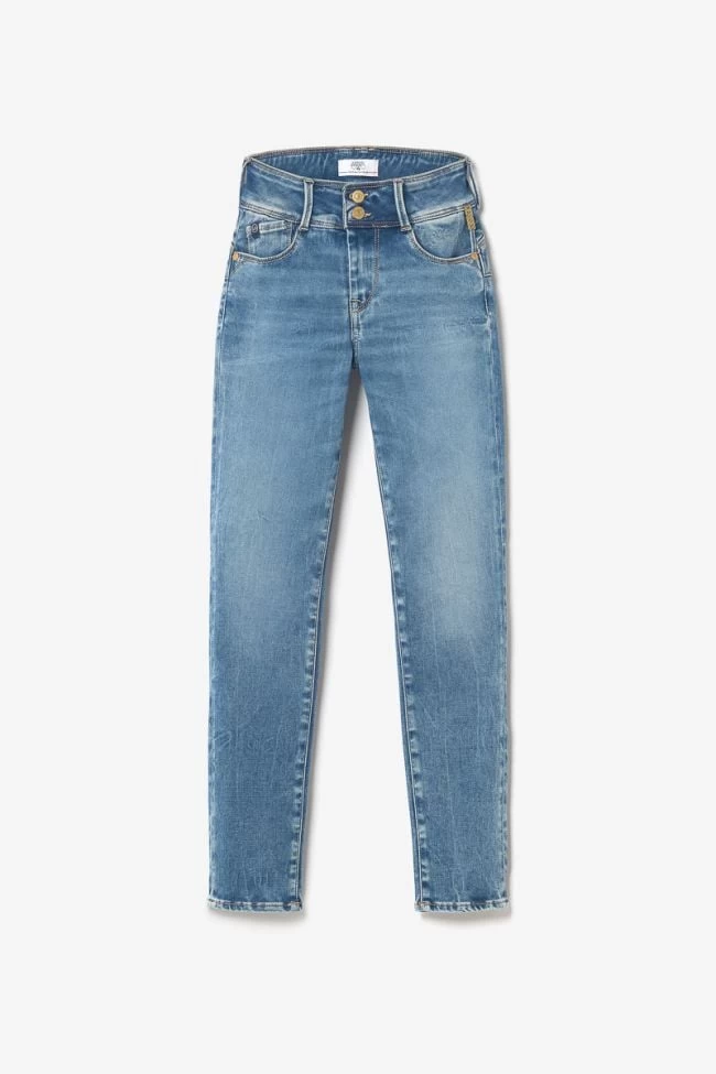 LE TEMPS DES CERISES Luri Ultra Pulp Slim Taille Haute 7/8ème Jeans Bleu N°4 9 LE TEMPS DES CERISES Luri Ultra Pulp Slim Taille Haute 7/8ème Jeans Bleu N°4 – Image 7