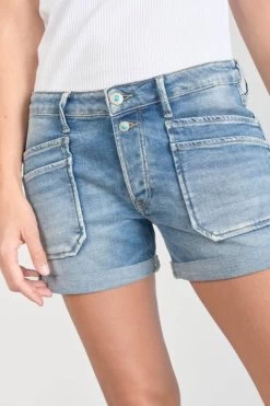 LE TEMPS DES CERISES Short Madrague En Jeans Bleu -Mode Mix Soldes 231 jfmadragw3060 3001 imaged2
