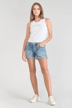 LE TEMPS DES CERISES Short Madrague En Jeans Bleu -Mode Mix Soldes 231 jfmadragw3060 3001 imaged6