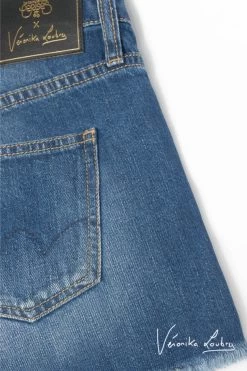 LE TEMPS DES CERISES Short Court Véronika En Jeans Bleu By Véronika Loubry -Mode Mix Soldes 231 jfone000wl192ve 3001 imaged8