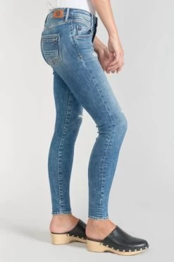 LE TEMPS DES CERISES Pounche Power Skinny 7/8ème Jeans Destroy Bleu N°3 -Mode Mix Soldes 231 jfpounchw5150 3001 imaged2