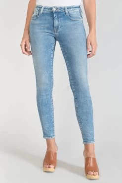 LE TEMPS DES CERISES Power Skinny 7/8ème Jeans Bleu N°4