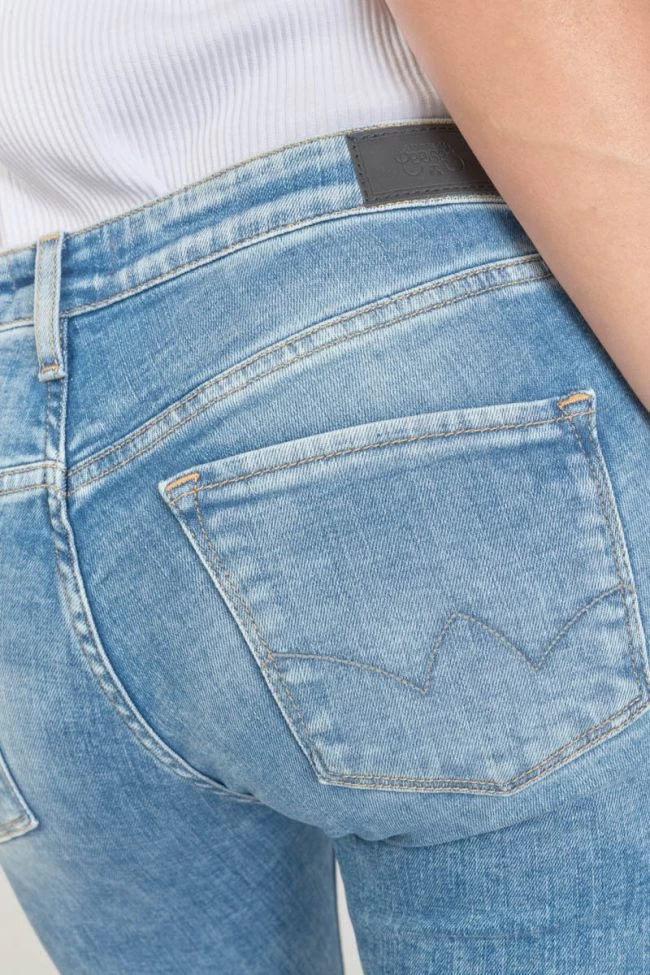 LE TEMPS DES CERISES Power Skinny 7/8ème Jeans Bleu N°4 5 LE TEMPS DES CERISES Power Skinny 7/8ème Jeans Bleu N°4 – Image 3