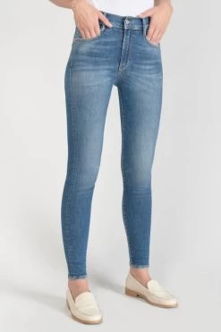 LE TEMPS DES CERISES Power Skinny Taille Haute 7/8ème Jeans Bleu N°3 -Mode Mix Soldes 231 jfpowhicw2156 3001 imaged5