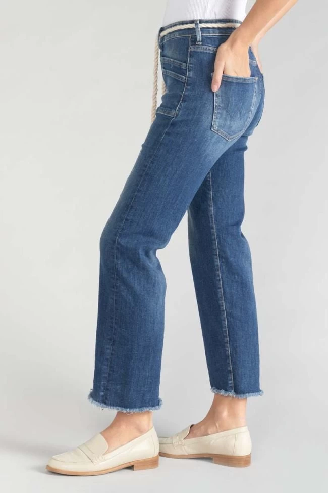 LE TEMPS DES CERISES Pricilia Taille Haute 7/8ème Jeans Destroy Bleu N°2 6 LE TEMPS DES CERISES Pricilia Taille Haute 7/8ème Jeans Destroy Bleu N°2 – Image 4