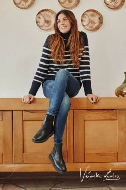 LE TEMPS DES CERISES Pulp Slim By Véronika Loubry Jeans Bleu N°2 -Mode Mix Soldes 231 jfpulp00w9104ve 3001 imaged6