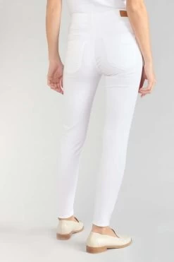 LE TEMPS DES CERISES Pulp Slim Taille Haute 7/8ème Jeans Blanc -Mode Mix Soldes 231 jfpulphc0wbla 1001 imaged1