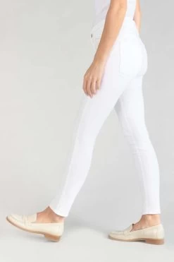 LE TEMPS DES CERISES Pulp Slim Taille Haute 7/8ème Jeans Blanc -Mode Mix Soldes 231 jfpulphc0wbla 1001 imaged4