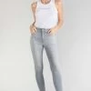 LE TEMPS DES CERISES Pulp Slim Taille Haute 7/8ème Jeans Gris N°3 -Mode Mix Soldes 231 jfpulphcw5148 0003 image3