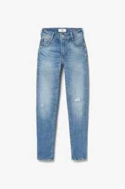 LE TEMPS DES CERISES Sabi Pulp Slim Taille Haute 7/8ème Jeans Destroy Bleu N°3 -Mode Mix Soldes 231 jfsabi00w1436 3001 imaged8