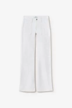 LE TEMPS DES CERISES Sormiou Flare Jeans Blanc -Mode Mix Soldes 231 jfsormiouwpig 1001 imaged8