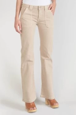 LE TEMPS DES CERISES Sormiou Flare Jeans Beige Sable 18 LE TEMPS DES CERISES Sormiou Flare Jeans Beige Sable -Mode Mix Soldes 231 jfsormiouwpig 1191 imaged7
