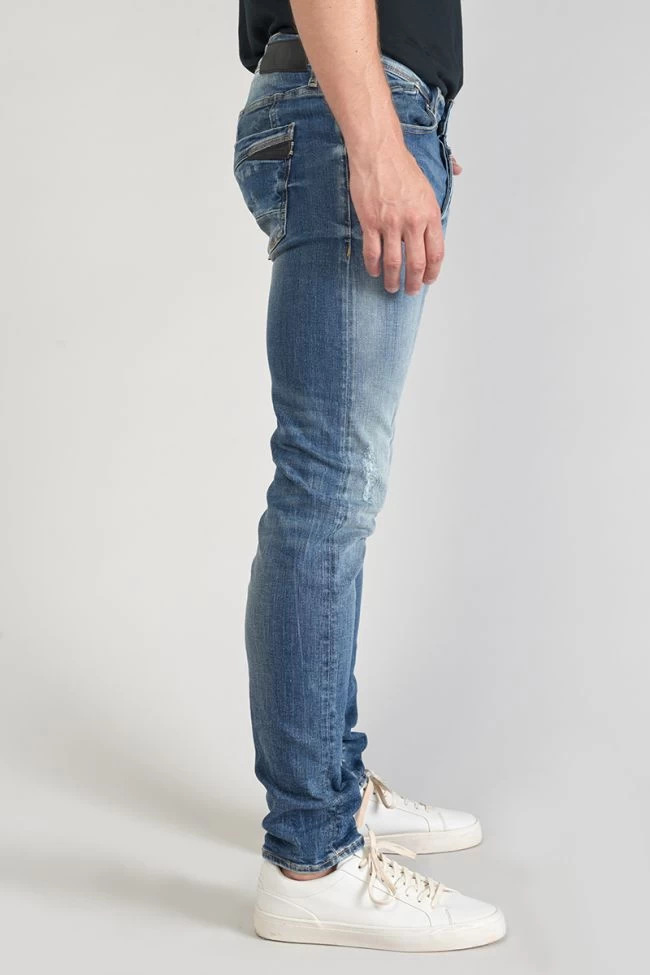 LE TEMPS DES CERISES Barnabe 700/11 Adjusted Jeans Destroy Bleu N°3 9 LE TEMPS DES CERISES Barnabe 700/11 Adjusted Jeans Destroy Bleu N°3 – Image 7