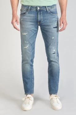 LE TEMPS DES CERISES Jogg 700/11 Adjusted Jeans Destroy Bleu N°4