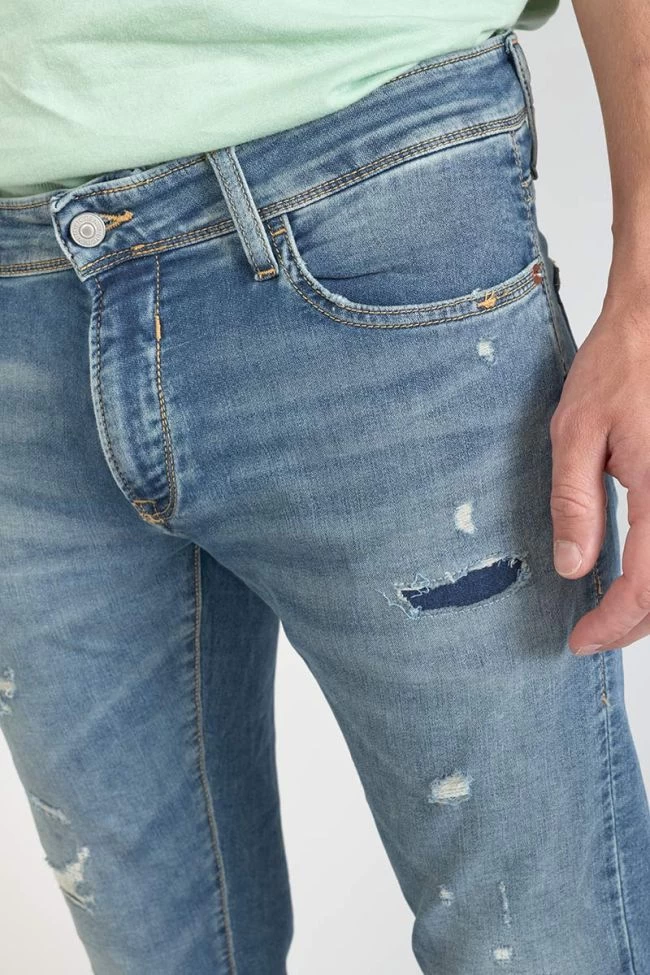 LE TEMPS DES CERISES Jogg 700/11 Adjusted Jeans Destroy Bleu N°4 5 LE TEMPS DES CERISES Jogg 700/11 Adjusted Jeans Destroy Bleu N°4 – Image 3