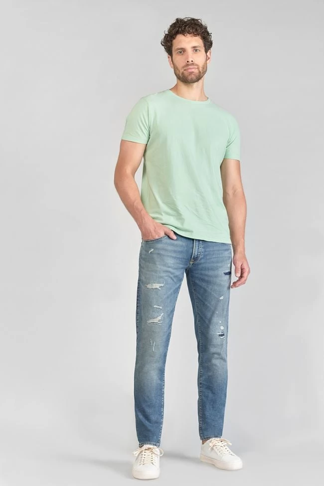 LE TEMPS DES CERISES Jogg 700/11 Adjusted Jeans Destroy Bleu N°4 7 LE TEMPS DES CERISES Jogg 700/11 Adjusted Jeans Destroy Bleu N°4 – Image 5