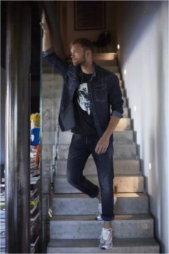 LE TEMPS DES CERISES Turcat 700/11 Adjusted Jeans Bleu-noir N°2