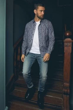 LE TEMPS DES CERISES Basic 700/17 Relax Jeans Destroy Bleu N°3 -Mode Mix Soldes 231 jh717basw4083 3001 imaged3