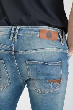 LE TEMPS DES CERISES Perier 900/16 Tapered 7/8ème Jeans Destroy Vintage Bleu N°4 -Mode Mix Soldes 231 jh916perw4077 3001 imaged4