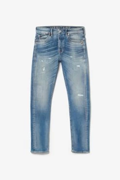 LE TEMPS DES CERISES Perier 900/16 Tapered 7/8ème Jeans Destroy Vintage Bleu N°4 -Mode Mix Soldes 231 jh916perw4077 3001 imaged8