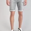 LE TEMPS DES CERISES Bermuda Jogg Oc Gris Délavé Destroy -Mode Mix Soldes 231 jhjoggocw5156 0003 image3