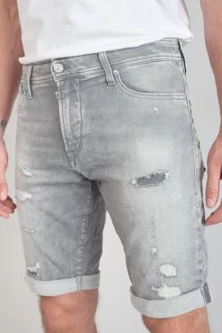 LE TEMPS DES CERISES Bermuda Jogg Oc Gris Délavé Destroy -Mode Mix Soldes 231 jhjoggocw5156 0003 imaged2