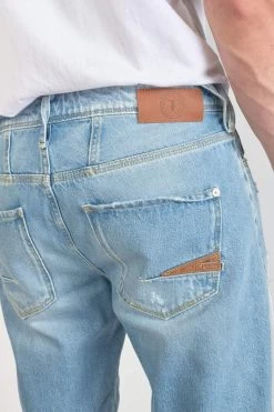 LE TEMPS DES CERISES Bermuda Laredo En Jeans Bleu Clair Délavé Destroy -Mode Mix Soldes 231 jhlaredow4084 3001 imaged2