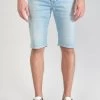 LE TEMPS DES CERISES Bermuda Laredo En Jeans Bleu Clair Délavé -Mode Mix Soldes 231 jhlaredow4085 3001 image3