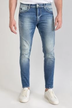 LE TEMPS DES CERISES Mistral Power Skinny 7/8ème Jeans Destroy Bleu N°3 -Mode Mix Soldes 231 jhmistraw6040 3001 imaged6
