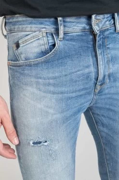 LE TEMPS DES CERISES Power Skinny 7/8ème Jeans Destroy Bleu N°4 -Mode Mix Soldes 231 jhpowercw6039 3001 imaged1