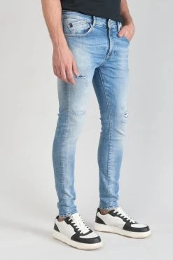 LE TEMPS DES CERISES Power Skinny 7/8ème Jeans Destroy Bleu N°4 -Mode Mix Soldes 231 jhpowercw6039 3001 imaged4