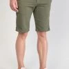 LE TEMPS DES CERISES Bermuda Chino Jogg Swoop Kaki -Mode Mix Soldes 231 phswoop00wpig 9136 image3