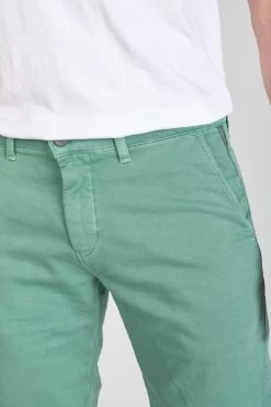 LE TEMPS DES CERISES Bermuda Chino Jogg Swoop Vert D'eau -Mode Mix Soldes 231 phswoop00wpig 9966 imaged1