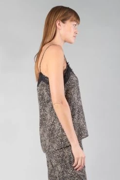 LE TEMPS DES CERISES Caraco Aneto Noir à Motif 10 LE TEMPS DES CERISES Caraco Aneto Noir à Motif -Mode Mix Soldes 232 faneto000000000 0001 imaged1