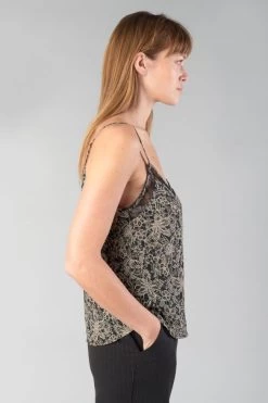 LE TEMPS DES CERISES Caraco Elinor Noir à Motif Fleuri -Mode Mix Soldes 232 felinor00000000 0001 imaged4