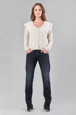 LE TEMPS DES CERISES Top à Manches Longues Esmee Crème -Mode Mix Soldes 232 fesmee0000000ml 1132 imaged4