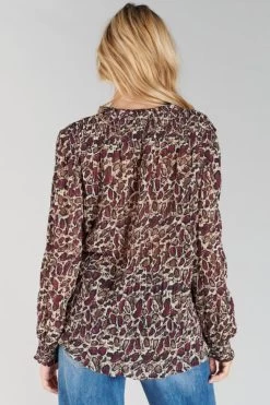 LE TEMPS DES CERISES Blouse Janek à Motif Serpent 10 LE TEMPS DES CERISES Blouse Janek à Motif Serpent -Mode Mix Soldes 232 fjanek0000000ml 4033 imaged2