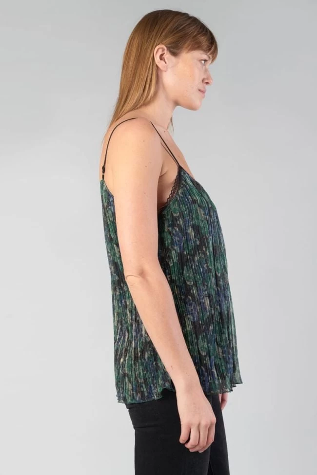 LE TEMPS DES CERISES Caraco Kyla Vert Sapin Irisée 5 LE TEMPS DES CERISES Caraco Kyla Vert Sapin Irisée – Image 3