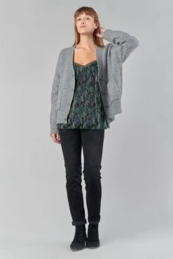 LE TEMPS DES CERISES Caraco Kyla Vert Sapin Irisée 17 LE TEMPS DES CERISES Caraco Kyla Vert Sapin Irisée -Mode Mix Soldes 232 fkyla0000000000 9311 imaged6