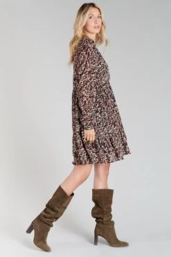 LE TEMPS DES CERISES Robe Mihabel à Motif Serpent -Mode Mix Soldes 232 fmihabel00000ml 4033 imaged5