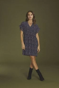 LE TEMPS DES CERISES Robe Paola à Motif Léopard