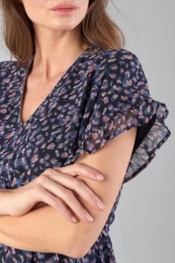 LE TEMPS DES CERISES Robe Paola à Motif Léopard -Mode Mix Soldes 232 fpaola0000000mc 3737 imaged2