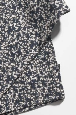 LE TEMPS DES CERISES Cardigan Alvagi à Motif Floral Bleu Nuit Et Blanc -Mode Mix Soldes 232 galvagi000000ml 3655 imaged1