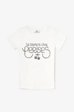 LE TEMPS DES CERISES T-shirt Mamougi écru Imprimé