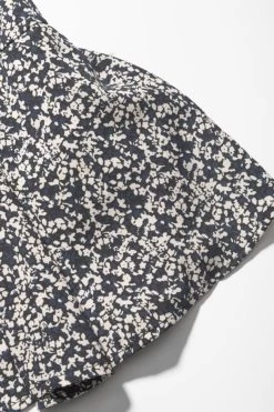 LE TEMPS DES CERISES Jupe Short Onourisgi à Motif Floral Bleu Nuit Et Blanc -Mode Mix Soldes 232 gonourisgi00000 3655 imaged2